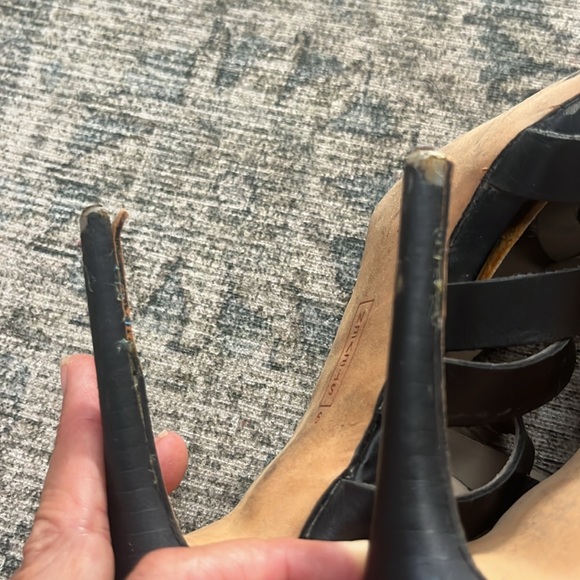 Steve Madden “Gorgeous, weave strap heel sandals sz 9 - Picture 11 of 11